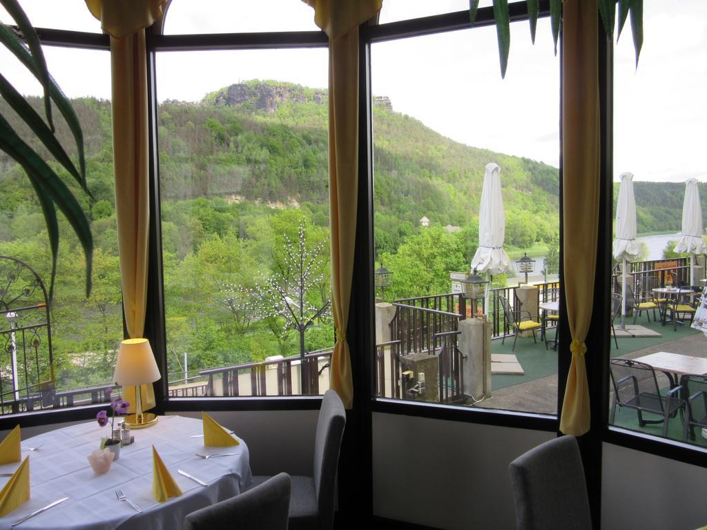Hotel Lindenhof Königstein an der Elbe Buitenkant foto